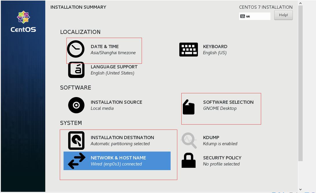 使用VirtualBox安装CentOS7