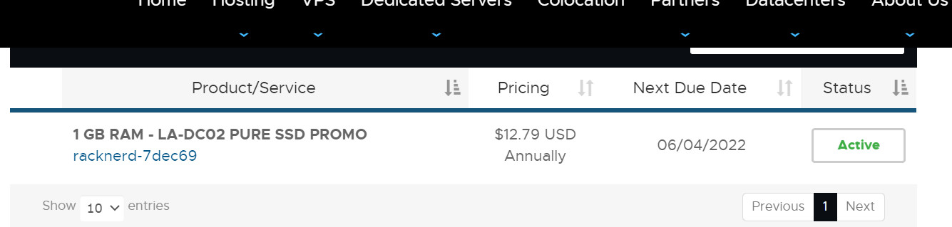 racknerd start tutorial 5