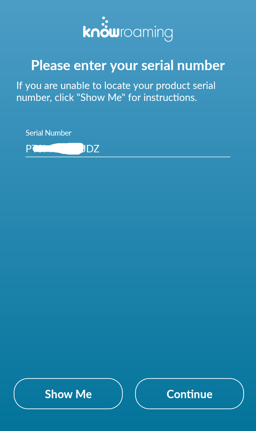 knowroaming travel sim setup 1